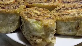 Сытный рулет из лаваша