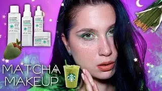 Повторяем макияж из пинтерест | matcha makeup 🍵| подготовка кожи к макияжу с APLBヾ(•ω•`)o