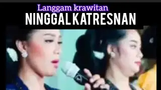 LANGGAM KARAWITAN KARJI LARAS _ Ninggal Katresnan #campursariklasik #campursarijawa