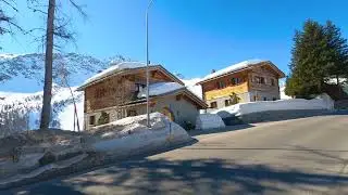 From a village in Switzerland covered in snow