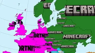 Top Googled Games in Europe Timelapse