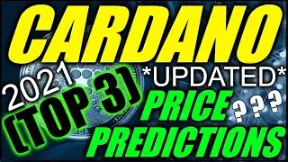 ✅ 💰Cardano Price Prediction (TOP 3) 2021🔵 *APRIL UPDATE*🔵 ADA Cardano Price DOUBLE DIGITS In 2021 ?