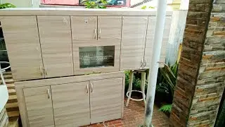 membuat kitchen set minimalis
