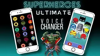 5 Usually Apps With Superheroes Voice Changer App 2022.🔥😍 #youtube #creativeedgex #viral