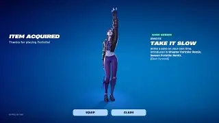 NEW Fortnite “Take It Slow” Emote! (Playboi Carti TikTok Song)