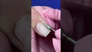 Работа фрезой капля 40 #маникюрпошагово #мкманикюр #manicure #маникюр #комбиманикюр #nails