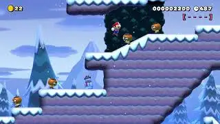 snow Super Mario Maker 2 Level Code: JYL-H4B-LBG (An 300th video special)