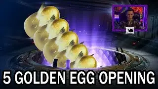5 NEW GOLDEN EGG OPENING (Rocket League)