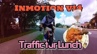 Commuting for lunch at the Indian Buffet is an ADVENTURE on the INMOTION v14