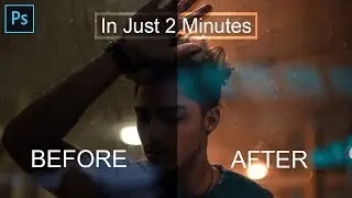 Photoshop | Color grade your image in just 2 Minutes | Teal & Orange look