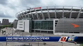 Fans preparing for season opener as Bengals welcome Patriots Sunday afternoon