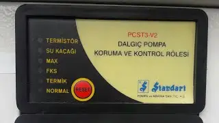 PCST3-V2 dalgıç pompa koruma ve kontrol rölesi bağlantısı
