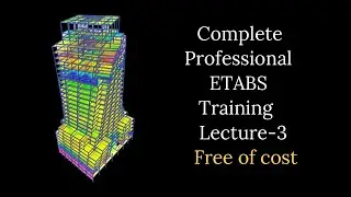 How to define material properties in etabs Ι Lecture-3