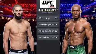Khamzat Chimaev vs Kamaru Usman Full Fight - UFC 294 Fight Night