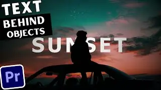 how to add text behind the object in premiere pro - 2024