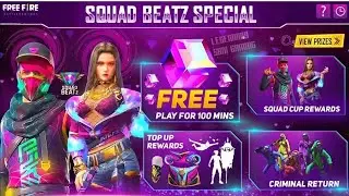 Free Fire New Squad Beatz Event | Free Fire New Event | Free Fire 2 February Events |Gold Draw Event