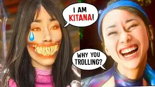 Mileena Trolling Kombatants by Acting Like Kitana's Voice - Mortal Kombat 11 Mileena