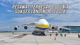 Pesawat Kargo Terbesar di Dunia Sukses Mendarat di Bandara Yogyakarta International Airport (YIA)