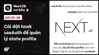 NextJS: 03-08 Get logged in user with useAuth hook using useSWR