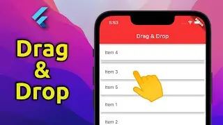 فلاتر على الماشي -  إعادة ترتيب قائمة عن طريق السحب : Flutter to go - Drag & Drop