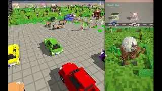 Update X - the features in the #GodotEngine and the #Unity3D  version are finally the same!