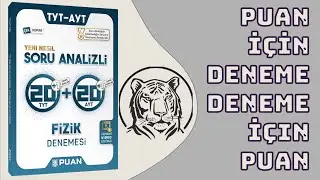 Puan Yayınları TYT AYT Fizik Denemeleri İncelemesi