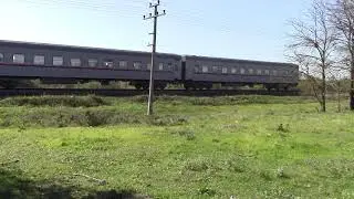 ЧМЭ3 с поездом Джанкой-Керчь.