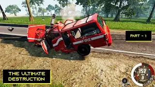 BeamNG Drive Crashes Downhill Destruction  Part 1