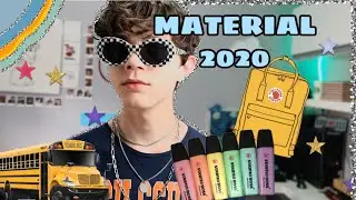 MEU MATERIAL ESCOLAR  2020 🎒📒📚 *Antonio Smaniotto*