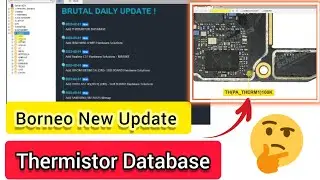 Borneo Thermistor Database New Update add new thermistor