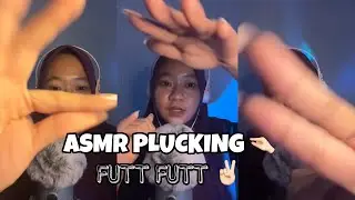 ASMR Plucking + Futt Futt | ASMR Plucking Negative Energy 🤏🏻✌🏻