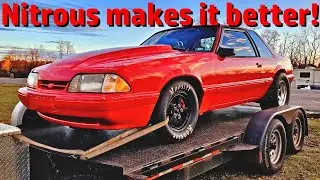 Antique NOS Cheater Nitrous System Wakes Fox Body Mustang Up BIG!