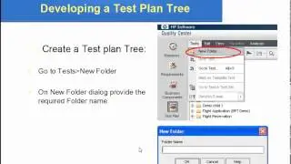 HP Quality Center - Test Plan Module