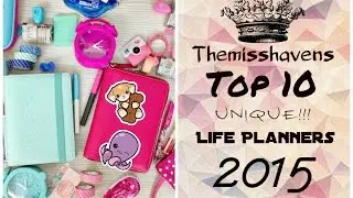 Top 10- Unique LIFE PLANNERS!!!