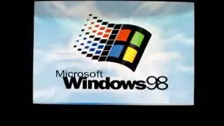 Vintage IBM Aptiva 2142 SQ1 Windows 98 Boot - Close up