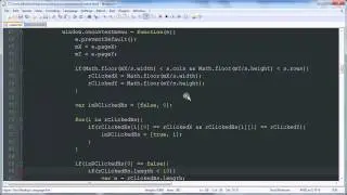 Flagging 2 & Win - Minesweeper JavaScript & Canvas Game Development Tutorial 12