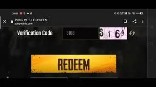 TODAY NEW REDEEM CODE PUBG MOBILE !Latest 1 New Redeem Codes Rewards | PUBG REDEEM CODE TODAY 2021
