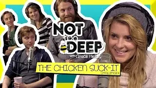 SUCK IT CHALLENGE w/ THE GREGORY BROTHERS // Grace Helbig
