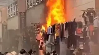 Пожар на рынке «Садовод» 13 июня 2023