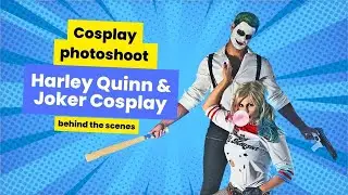 Harley Quinn and Joker COSPLAY Photo Shoot