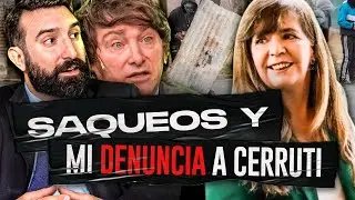 Saqueos: mi denuncia a Gabriela Cerruti por culpar a Milei | Francisco Oneto en La Nación +