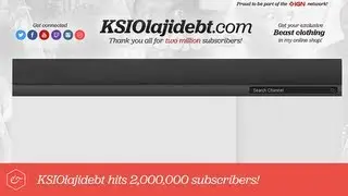 @KSIOlajidebt hits 2,000,000 subscribers! @RobSterlini