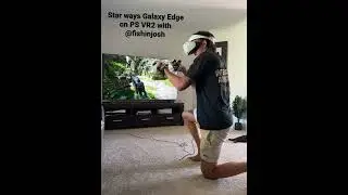 PlayStation VR2 on PS5 playing Star Wars galaxy’s edge with 