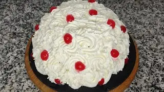 Tarta SIN HORNO de yogur y piña 🍍 Fácil y deliciosa 😋