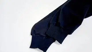 How to shorten sweatpants with cuffs