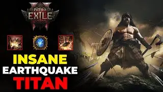 New CRAZY Earthquake TITAN Build Guide - Path of Exile 2