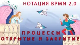 BPMN. Открытые и закрытые процессы