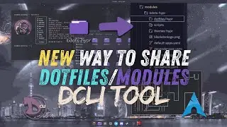 New Way To Share and Manage Dotfiles and Configs on Arch Linux! | DCLI Tool