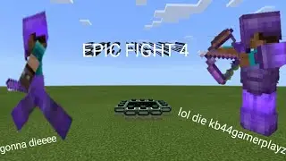 Minecraf PvP battle (KB44gamerplayz vs KB43gamerplayz part 4)