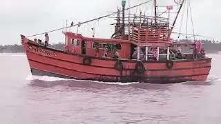 আজ বিকেলের মোহনার আবহাওয়া , সাগরের বুকে জেলেদের জাহাজ ভ্রমন , Digha Mohona FISHING BOATS
